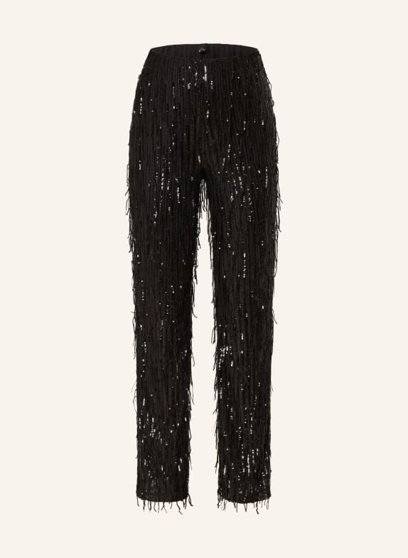gina tricot Sequin trousers BLACK