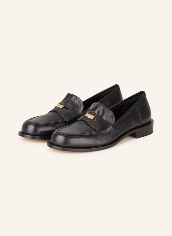 POMME D'OR Penny loafers BLAIR BLACK