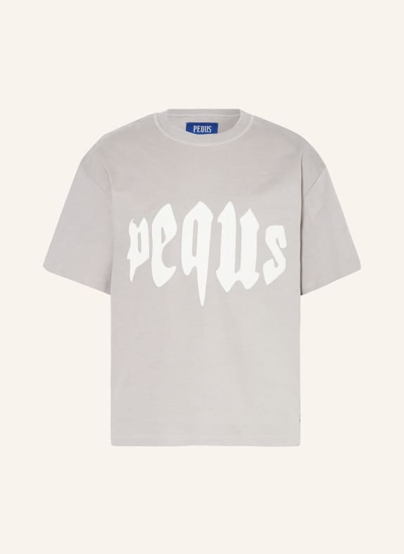 PEQUS T-shirt SZAROBRĄZOWY