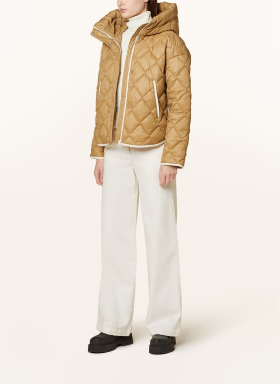 Marc O'Polo Quilted jacket CAMEL/ ECRU