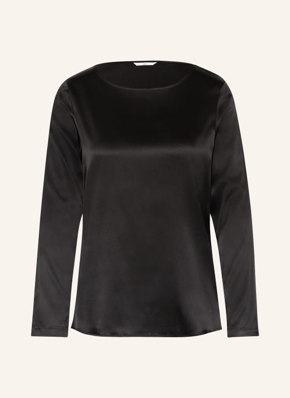 Sophie Shirt blouse MARU in silk BLACK