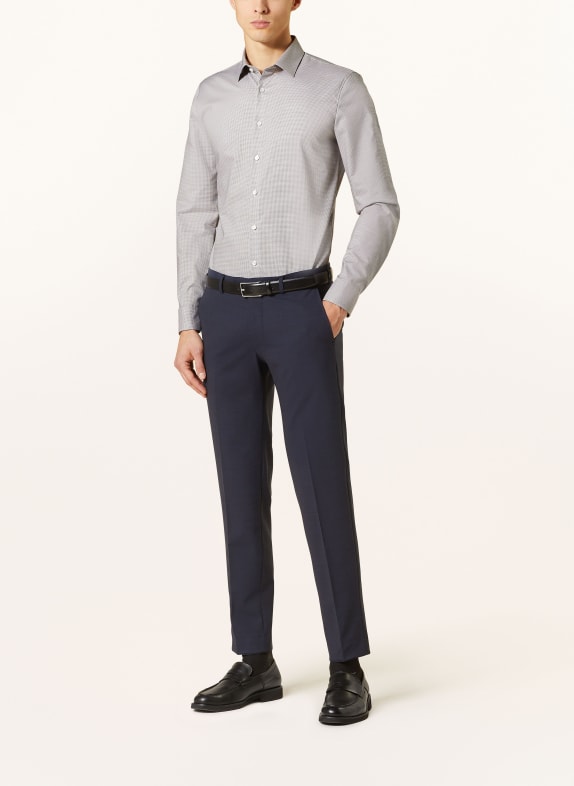 OLYMP Hemd Super Slim Fit HELLBRAUN
