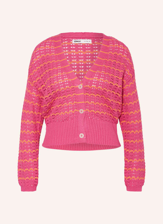 ONLY Cardigan PINK/ YELLOW