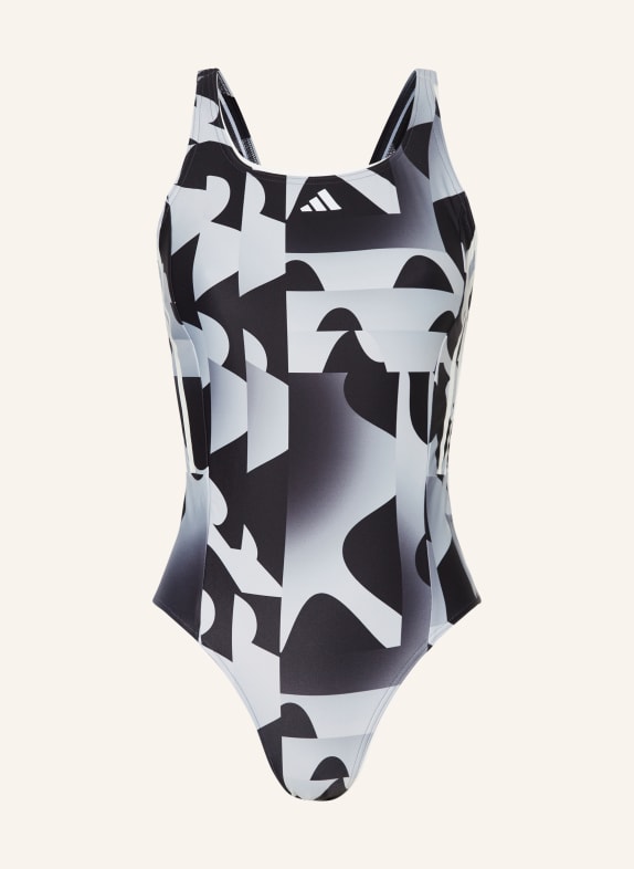 adidas Swimsuit 3-STRIPES GRAPHIC BLACK/ LIGHT GRAY