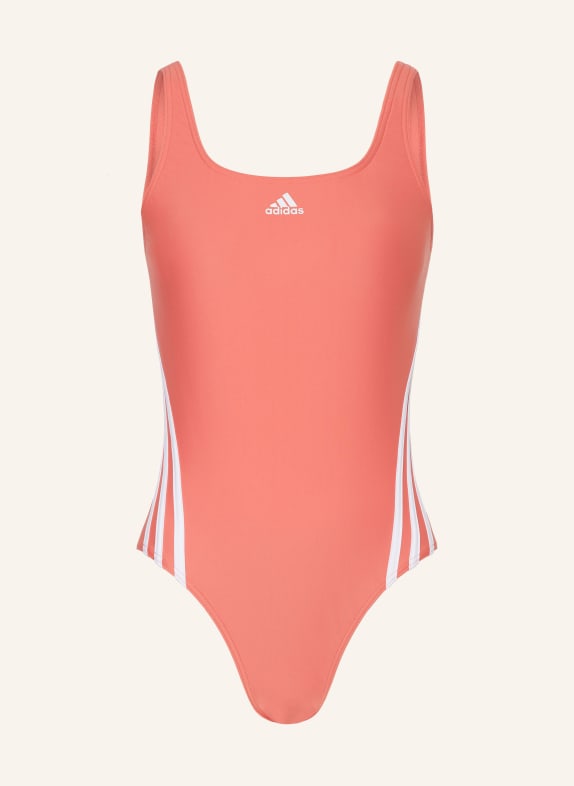 adidas Swimsuit 3-STRIPES LIGHT RED/ WHITE