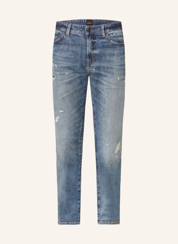 BOSS Destroyed jeans RE.MAINE regular fit BLUE