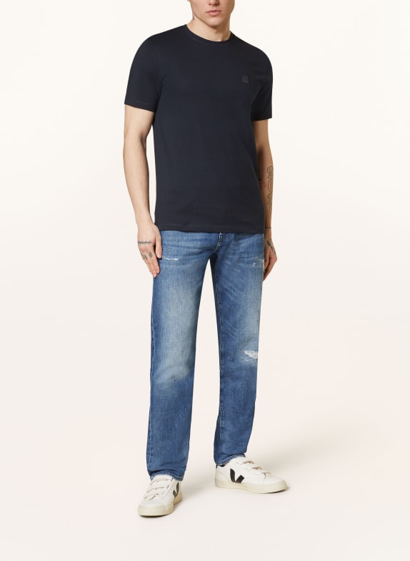 BOSS T-shirt TALES MØRKEBLÅ