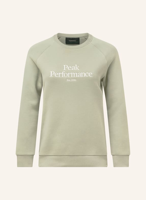 Peak Performance Bluza nierozpinana ZIELONY
