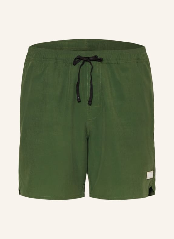 PICTURE Swim shorts PIAU SOLID 15 BRDS GREEN