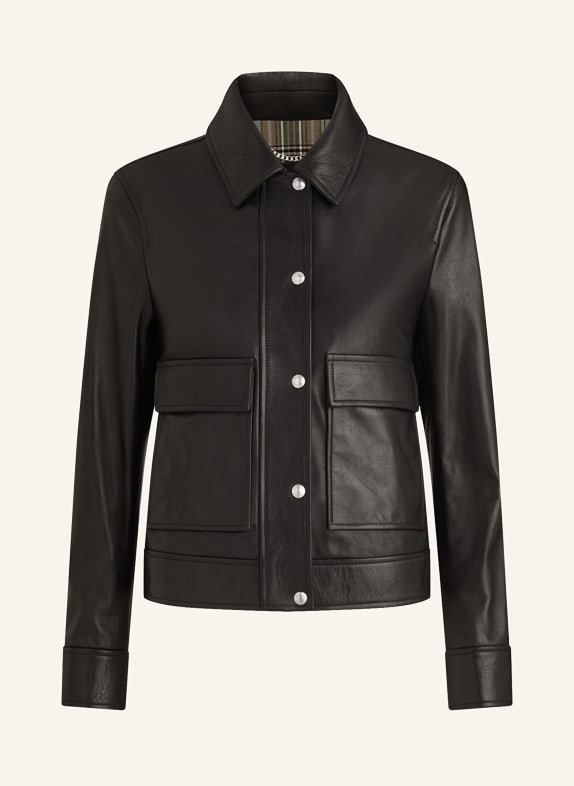 BELSTAFF Leather jacket BRIAR BLACK