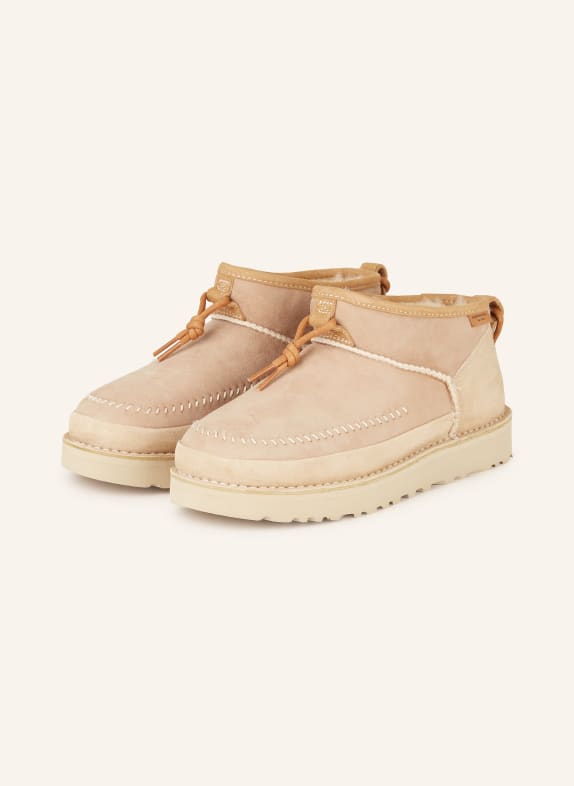 UGG Boots ULTRA MINI CRAFTED REGENERATE LIGHT BROWN