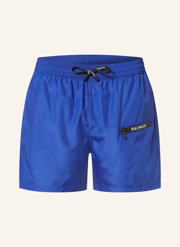 BALMAIN Swim shorts BLUE