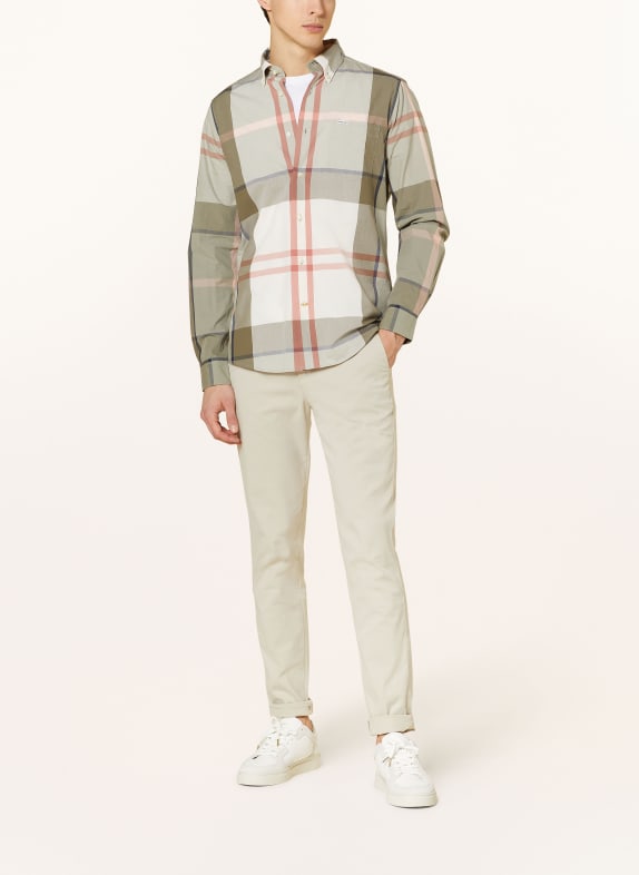 Barbour Overhemd HARRIS Tailored Fit OLIJF / GRIJS / ROSE CLAIR