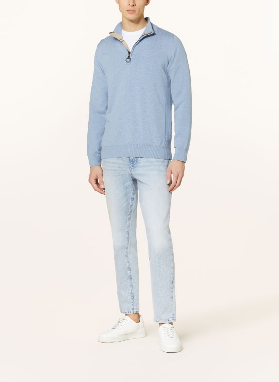 Barbour Troyer LICHTBLAUW