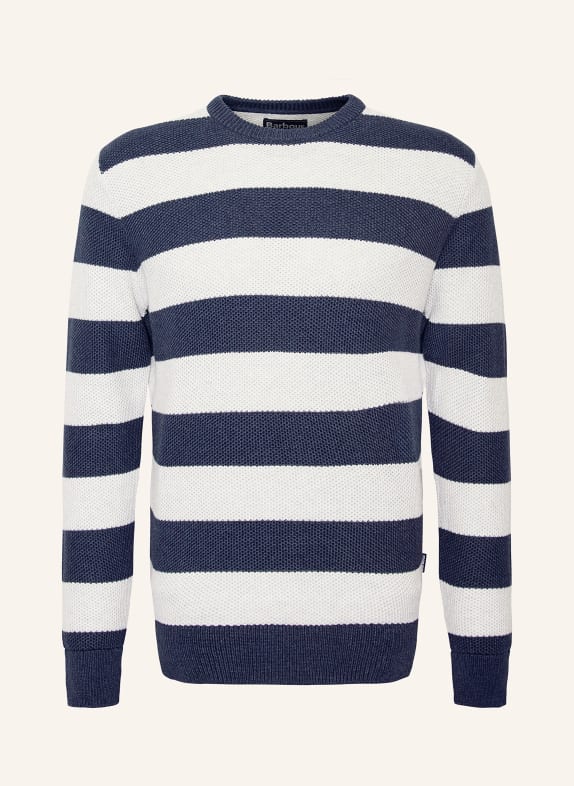 Barbour Sweater DARK BLUE/ WHITE