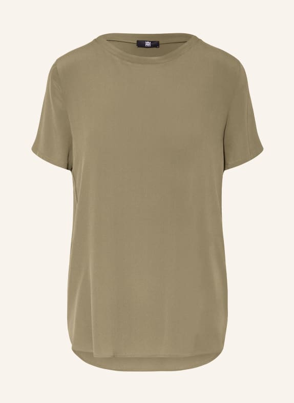 RIANI Shirt blouse with silk OLIVE