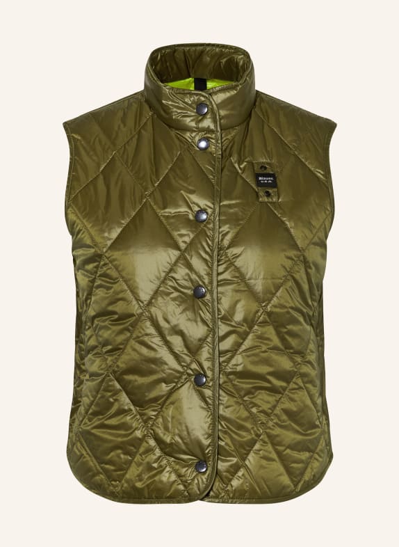 Blauer Quilted vest with DUPONT™ SORONA®AURA insulation KHAKI