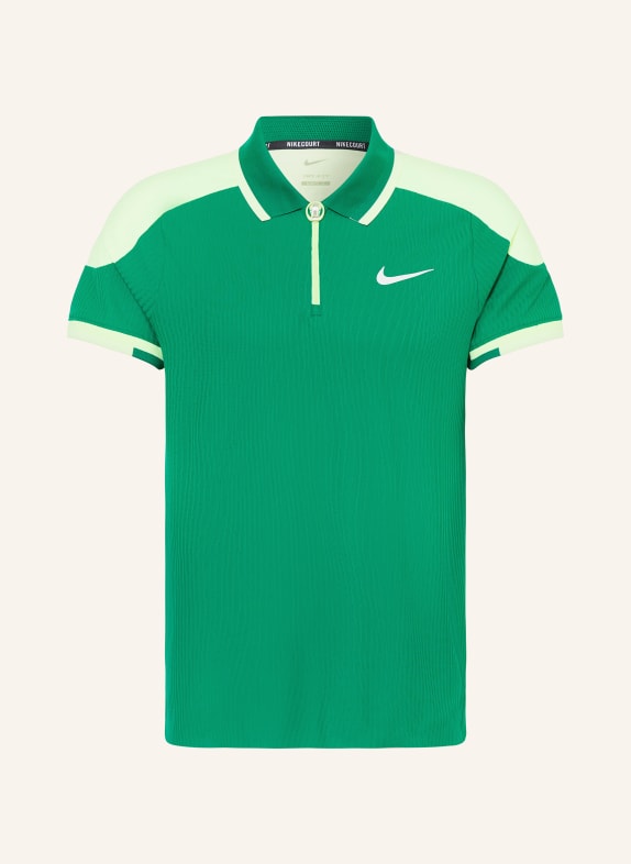 Nike Performance polo shirt COURT SLAM GREEN/ LIGHT YELLOW