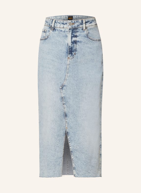 BOSS Spódnica jeansowa 404 DARK BLUE
