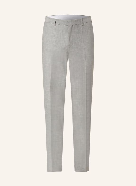 HUGO Suit trousers GETLIN slim fit 081 OPEN GREY