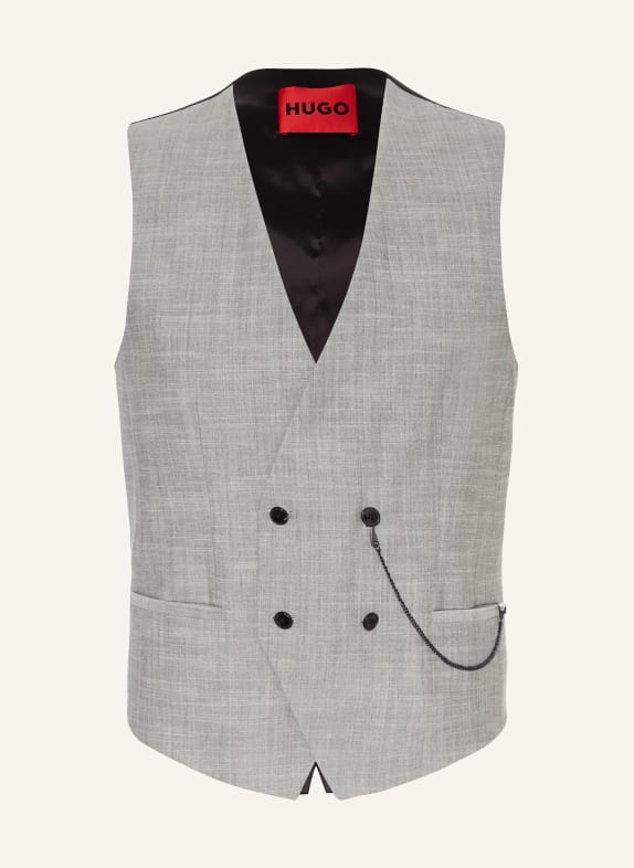 HUGO Suit vest VIN slim fit 081 OPEN GREY
