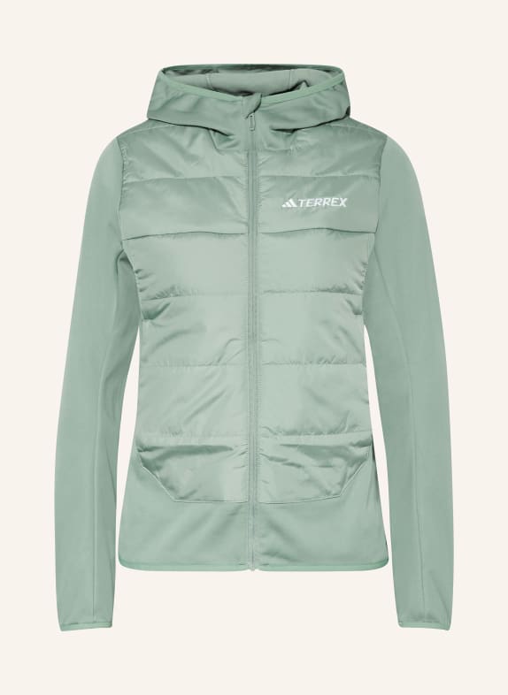 adidas TERREX Mid-layer jacket TERREX MULTI HYBRID LIGHT GREEN
