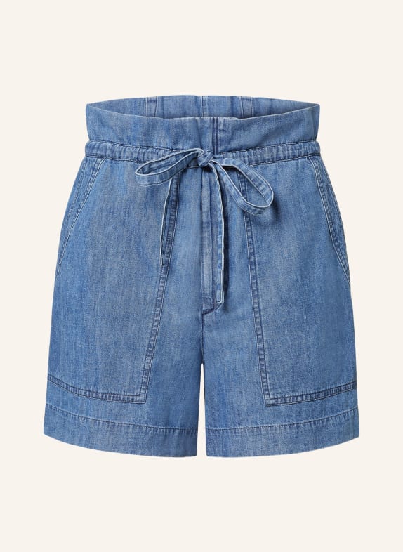 MARANT ÉTOILE Paperbag shorts IPOLYTE in denim look 30BU blue