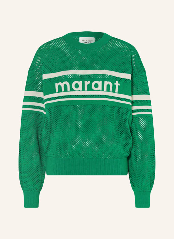 MARANT ÉTOILE Sweater ARWEN GREEN/ BEIGE