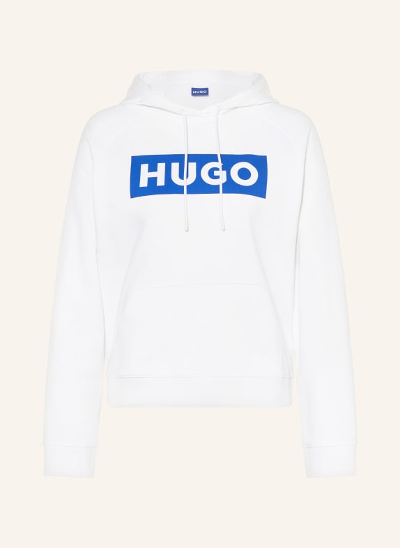 HUGO BLUE Hoodie DARIANE WHITE/ BLUE