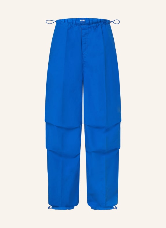 HUGO BLUE Kalhoty HAFISA MODRÁ