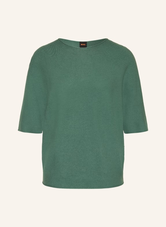 BOSS Sweater FLAMBER with 3/4 sleeves GREEN
