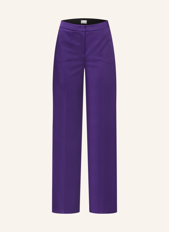 V by Vera Mont Wide leg trousers in satin PURPLE