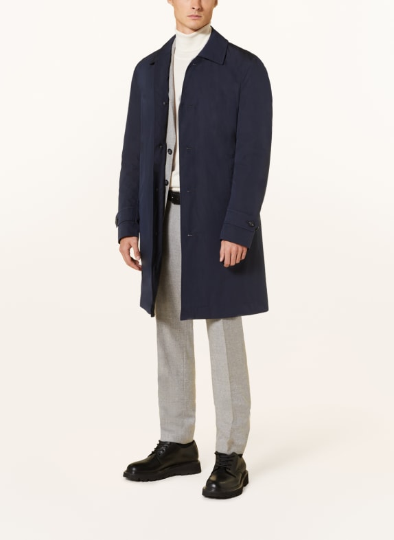 BOSS Coat CAM with removable trim DARK BLUE