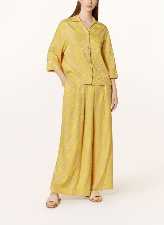 MOS MOSH Trousers MMTHEA MELO YELLOW/ BEIGE
