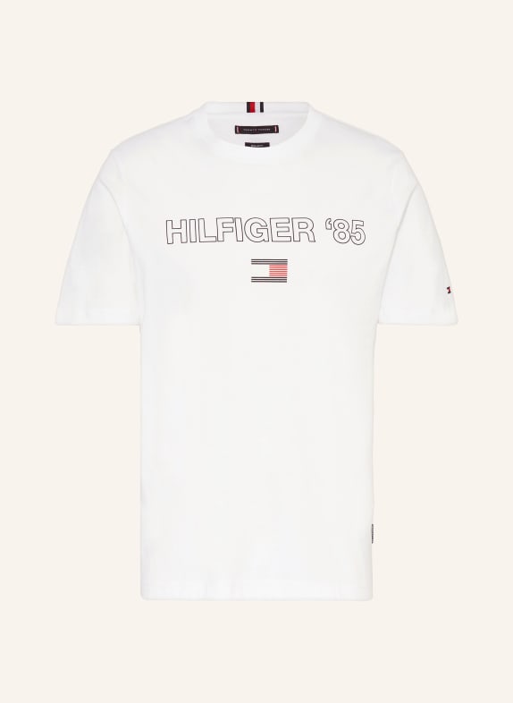 TOMMY HILFIGER T-Shirt WEISS/ BLAU/ ROT