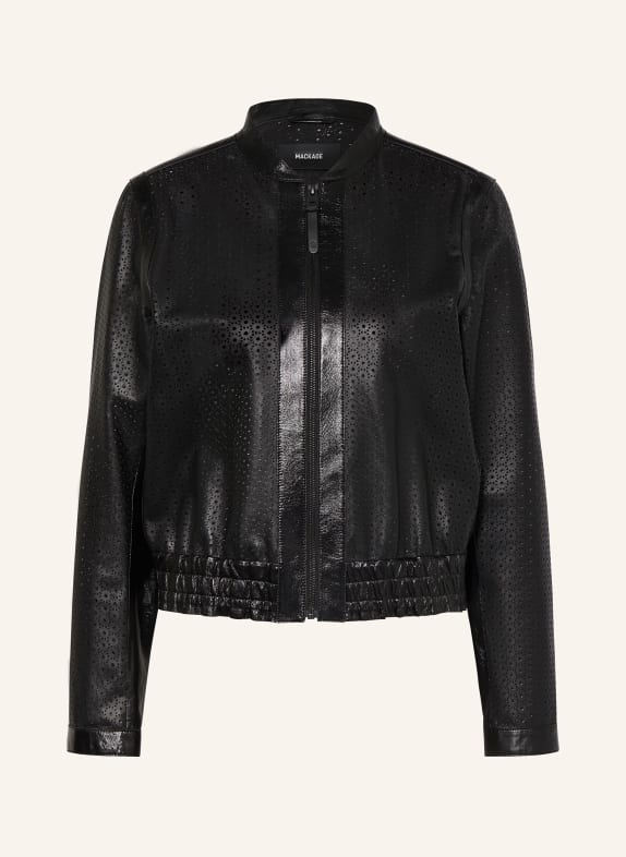 Mackage Leather bomber jacket NOELIA BLACK