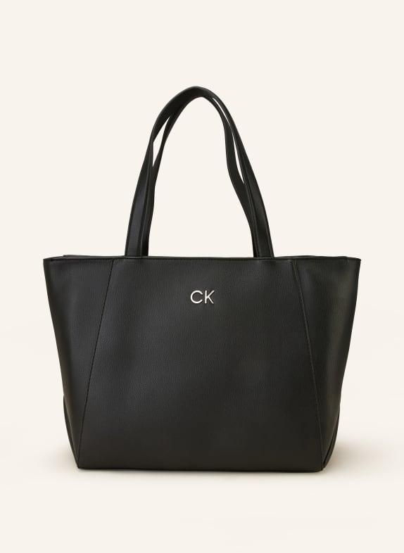 Calvin Klein Shopper MEDIUM with laptop compartment BLACK