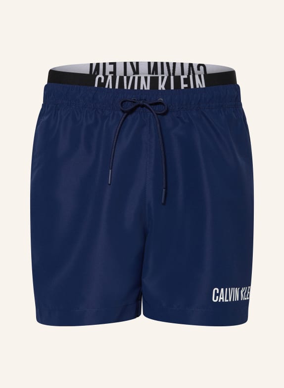 Calvin Klein Koupací šortky INTENSE POWER TMAVĚ MODRÁ