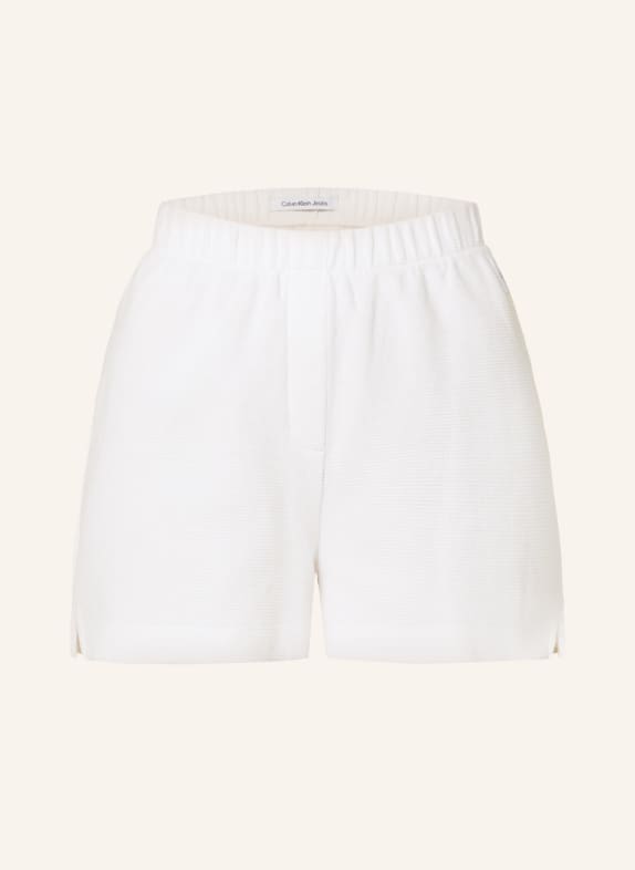 Calvin Klein Jeans Piqué-Shorts WEISS