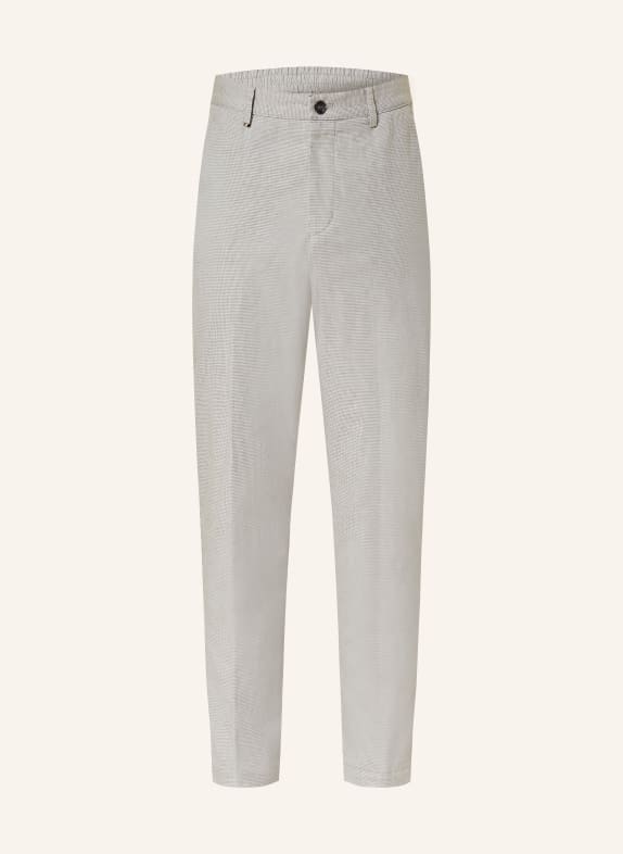 BOSS Trousers PERIN relaxed fit WHITE/ LIGHT GRAY