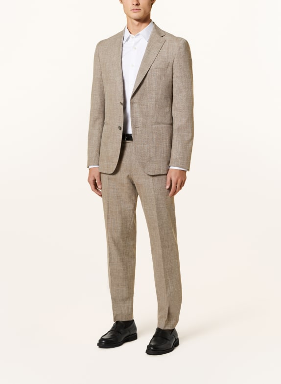 BOSS Anzug HUGE Slim Fit BEIGE