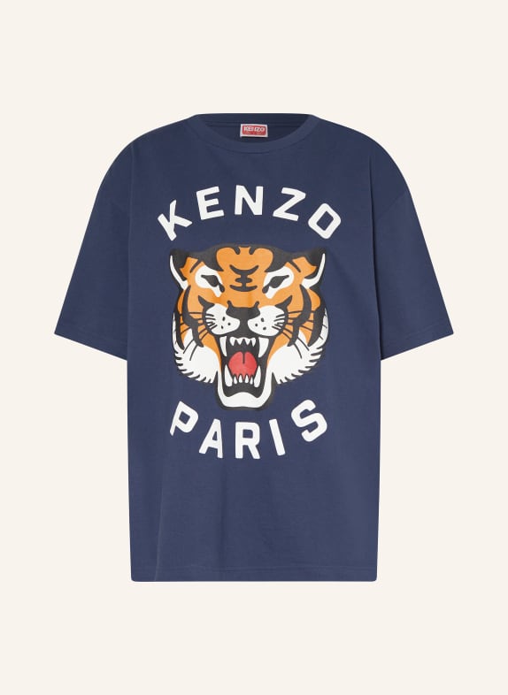 KENZO Oversized-Shirt TIGER DUNKELBLAU