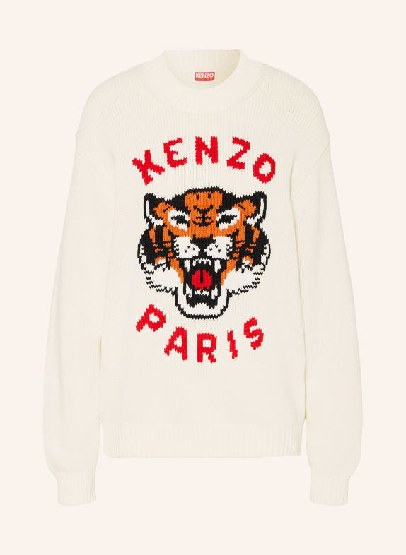 KENZO Pullover TIGER WEISS