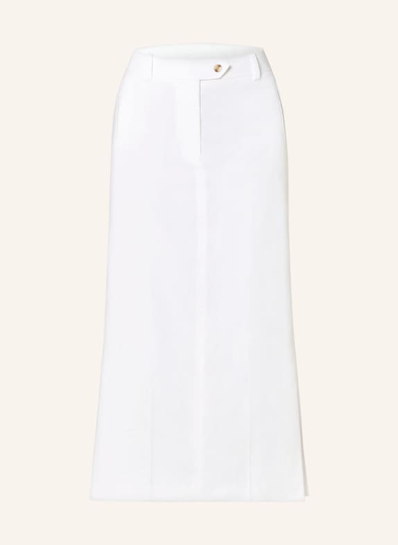 BOSS Dress VEMATA with linen WHITE