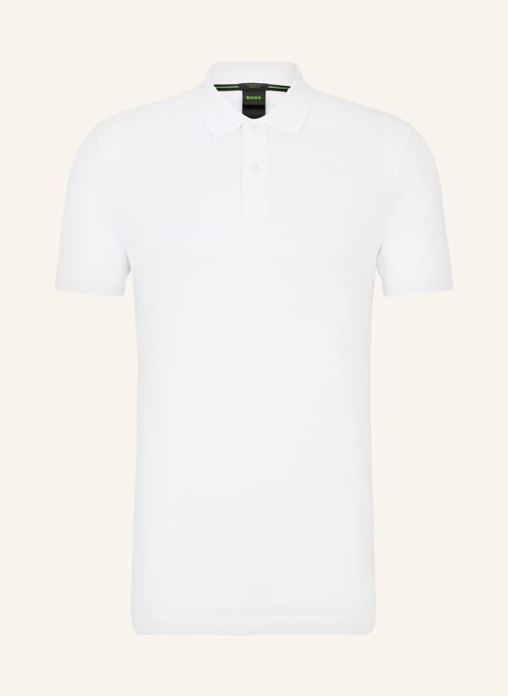 BOSS Piqué polo shirt PIO regular fit WHITE