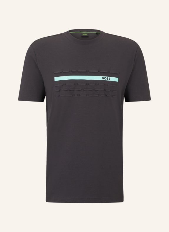 BOSS T-shirt DARK GRAY/ MINT/ BLACK