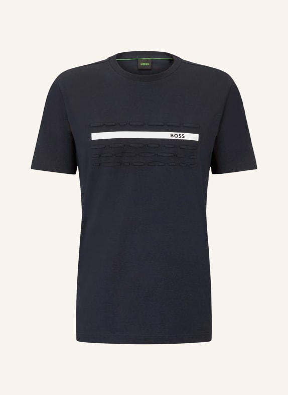 BOSS T-shirt DARK BLUE/ WHITE/ BLACK