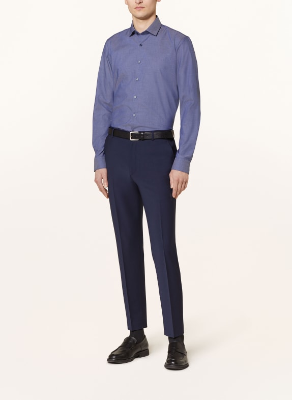 OLYMP Hemd No. Six super slim DUNKELBLAU