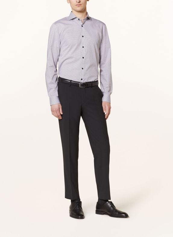 OLYMP Hemd No. Six super slim BRAUN / HELLGRAU