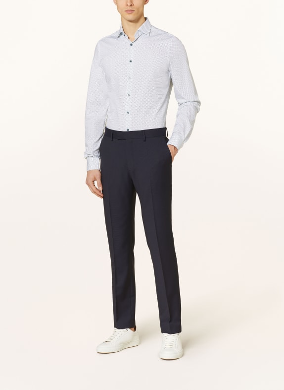 OLYMP Hemd Level Five body fit mit extra langem Arm GRÜN / BLAU / WEISS